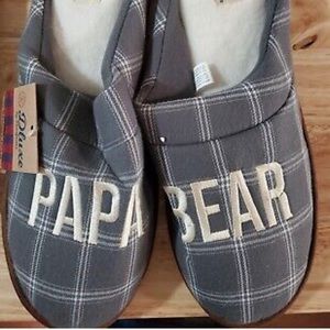 Deluxe by dear foams memory foam papa bear slippers